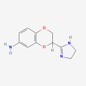 3-(4,5-Dihydro-1h-imidazol-2-yl)-2,3-dihydro-1,4-benzodioxin-6-amine ...