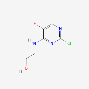2-((2-Chloro-5-fluoropyrimidin-4-yl)amino)ethanol