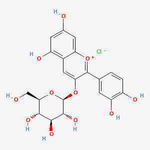 Cyanidin 3-glucoside | C21H21ClO11 - PubChem