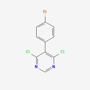 5-(4-Bromophenyl)-4,6-dichloropyrimidine