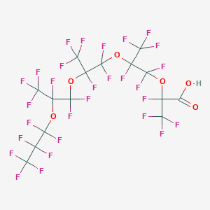 Perfluoro(2,5,8,11-tetramethyl-3,6,9,12-tetraoxapentadecanoic) acid