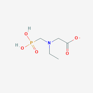 2-[Ethyl(phosphonomethyl)amino]acetate | C5H11NO5P- | CID 20035175 ...