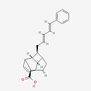 2r 3r 4s 7s 8r 4 2e 4e 5 Phenylpenta 2 4 Dienyl Tetracyclo 5 4 0 02 5 03 9 Undec 10 Ene 8 Carboxylic Acid C23h24o2 Pubchem