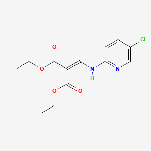 Diethyl 2-(((5-chloropyridin-2-yl)amino)methylene)malonate