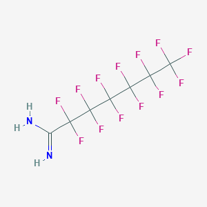 Perfluoroheptanamidine