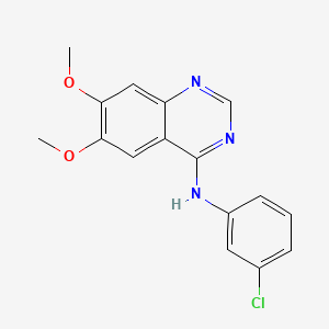 N-(3-chlorophenyl)-6,7-dimethoxyquinazolin-4-amine