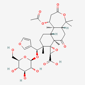 (1R,2'R,5aR,7aR,8R,9S,11aR,11bR)-1-acetyloxy-9-[(S)-furan-3-yl-[(2R,3R ...