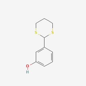 Phenol, m-(m-dithian-2-yl)-