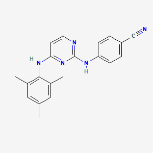 Benzonitrile, 4-[[4-[(2,4,6-trimethylphenyl)amino]-2-pyrimidinyl]amino]-