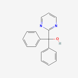 Diphenyl-pyrimid-2-yl-carbinol | C17H14N2O - PubChem