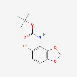 tert-Butyl (5-bromobenzo[d][1,3]dioxol-4-yl)carbamate