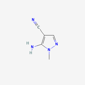 5-Amino-1-methyl-1H-pyrazole-4-carbonitrile | C5H6N4 | CID 219740 - PubChem