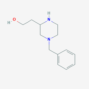 2-(4-Benzylpiperazin-2-yl)ethanol