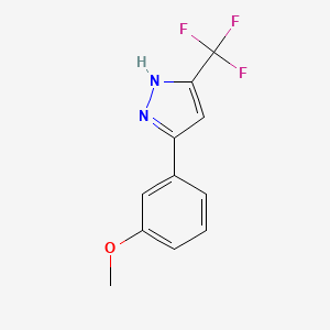 5(3)-(4-Methoxyphenyl)-3(5)-(trifluoromethyl)pyrazole