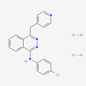 	N-(4-chlorophenyl)-4-(pyridin-4-ylmethyl)phthalazin-1-amine dihydrochloride