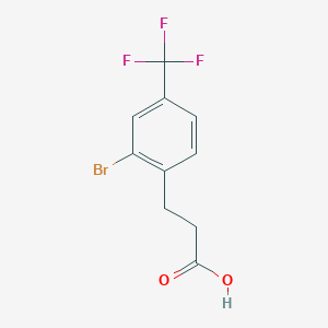 3-(2-Bromo-4-(trifluoromethyl)phenyl)propanoic acid