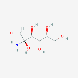 (2R,3S,4S,5R)-2-Amino-2,3,4,5,6-pentahydroxyhexanal | C6H13NO6 - PubChem