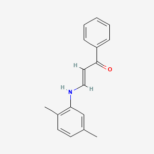 3-[(2,5-Dimethylphenyl)amino]-1-phenyl-2-propen-1-one