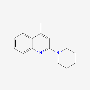 	4-Methyl-2-(1-piperidinyl)quinoline