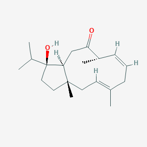 (1S,3aS,5E,8Z,10S,12aS)-1-hydroxy-3a,6,10-trimethyl-1-propan-2-yl-3,4,7 ...