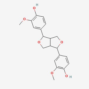 4-[6-(4-Hydroxy-3-methoxyphenyl)-1,3,3a,4,6,6a-hexahydrofuro[3,4-c ...