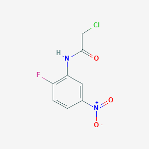 2-Chloro-N-(2-fluoro-5-nitrophenyl)acetamide