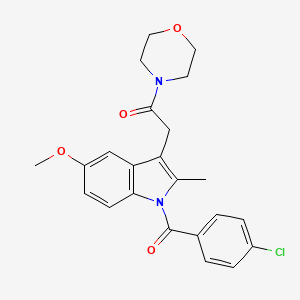 	1-(4-Chlorobenzoyl)-5-methoxy-2-methyl-1-[2-(4-morpholinyl)-2-oxoethyl]-1H-indole