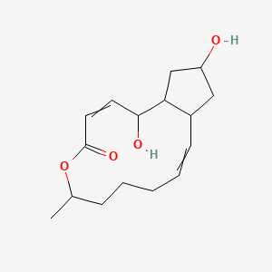 4H-Cyclopent[f]oxacyclotridecin-4-one, 1,6,7,8,9,11a,12,13,14,14a-decahydro-1,13-dihydroxy-6-methyl-, (1R,2E,6S,10E,11aS,13S,14aR)-