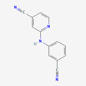 2-((3-Cyanophenyl)amino)isonicotinonitrile
