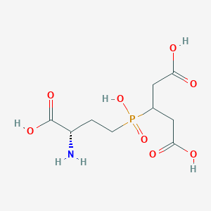 3s 3 3 Amino 3 Carboxy Propyl Hydroxy Phosphinyl Pentan 1 5 Dioic Acid C9h16no8p Pubchem