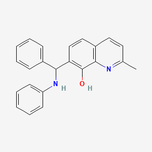 	2-Methyl-7-[Phenyl(phenylamino)methyl]-8-quinolinol