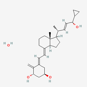 1,3-Cyclohexanediol, 5-[(2E)-2-[(1R,3aS,7aR)-1-[(1R,2E,4S)-4-cyclopropyl-4-hydroxy-1-methyl-2-buten-1-yl]octahydro-7a-methyl-4H-inden-4-ylidene]ethylidene]-4-methylene-, hydrate (1:1), (1R,3S,5Z)-