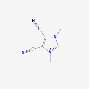 1,3-Dimethylimidazol-1-ium-4,5-dicarbonitrile | C7H7N4+ | CID 26793098 ...