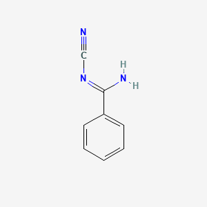 N Cyanobenzenecarboximidamide C8h7n3 Pubchem