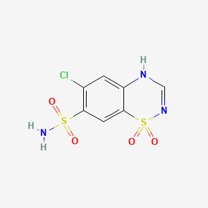 Chlorothiazide C7h6cln3o4s2 Pubchem