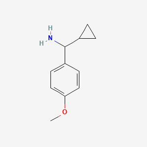 1-Cyclopropyl-1-(4-methoxyphenyl)methylamine