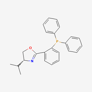 (R)-(+)-2-[2-(Diphenylphosphino)phenyl]-4-(1-methylethyl)-4,5-dihydrooxazole