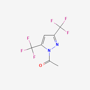 1-Acetyl-3,5-bis(trifluoromethyl)pyrazole