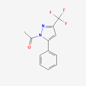 1-Acetyl-5(3)-phenyl-3(5)-(trifluoromethyl)pyrazole