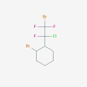 1-Bromo-2-(2-bromo-1-chlorotrifluoroethyl)cyclohexane