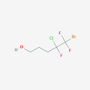 5-Bromo-4-chloro-4,5,5-trifluoropentan-1-ol