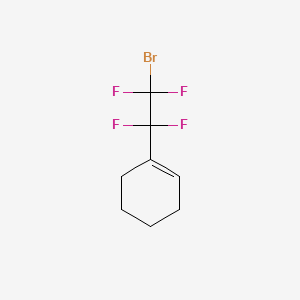 1-(2-Bromotetrafluoroethyl)cyclohexene