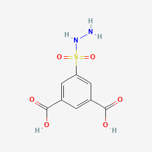 5-(Hydrazinesulfonyl)benzene-1,3-dicarboxylic acid