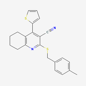 2-[(4-Methylphenyl)methylsulfanyl]-4-thiophen-2-yl-5,6,7,8 ...