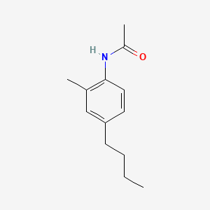 	N-(4-butyl-2-methylphenyl)acetamide