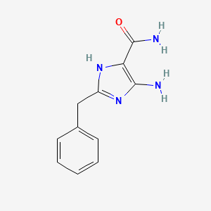 4-amino-2-benzyl-1H-imidazole-5-carboxamide | C11H12N4O | CID 275395 ...