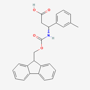 (R)-3-((((9H-Fluoren-9-yl)methoxy)carbonyl)amino)-3-(m-tolyl)propanoic acid