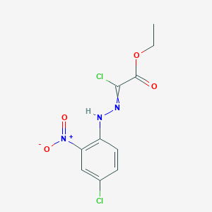 Ethyl 2-chloro-2-(2-(4-chloro-2-nitrophenyl)hydrazono)acetate