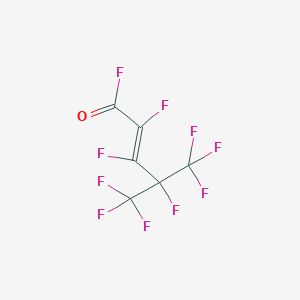(E)-2,3,4,5,5,5-Hexafluoro-4-(trifluoromethyl)pent-2-enoyl Fluoride