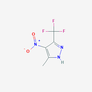 5(3)-Methyl-4-nitro-3(5)-(trifluoromethyl)pyrazole